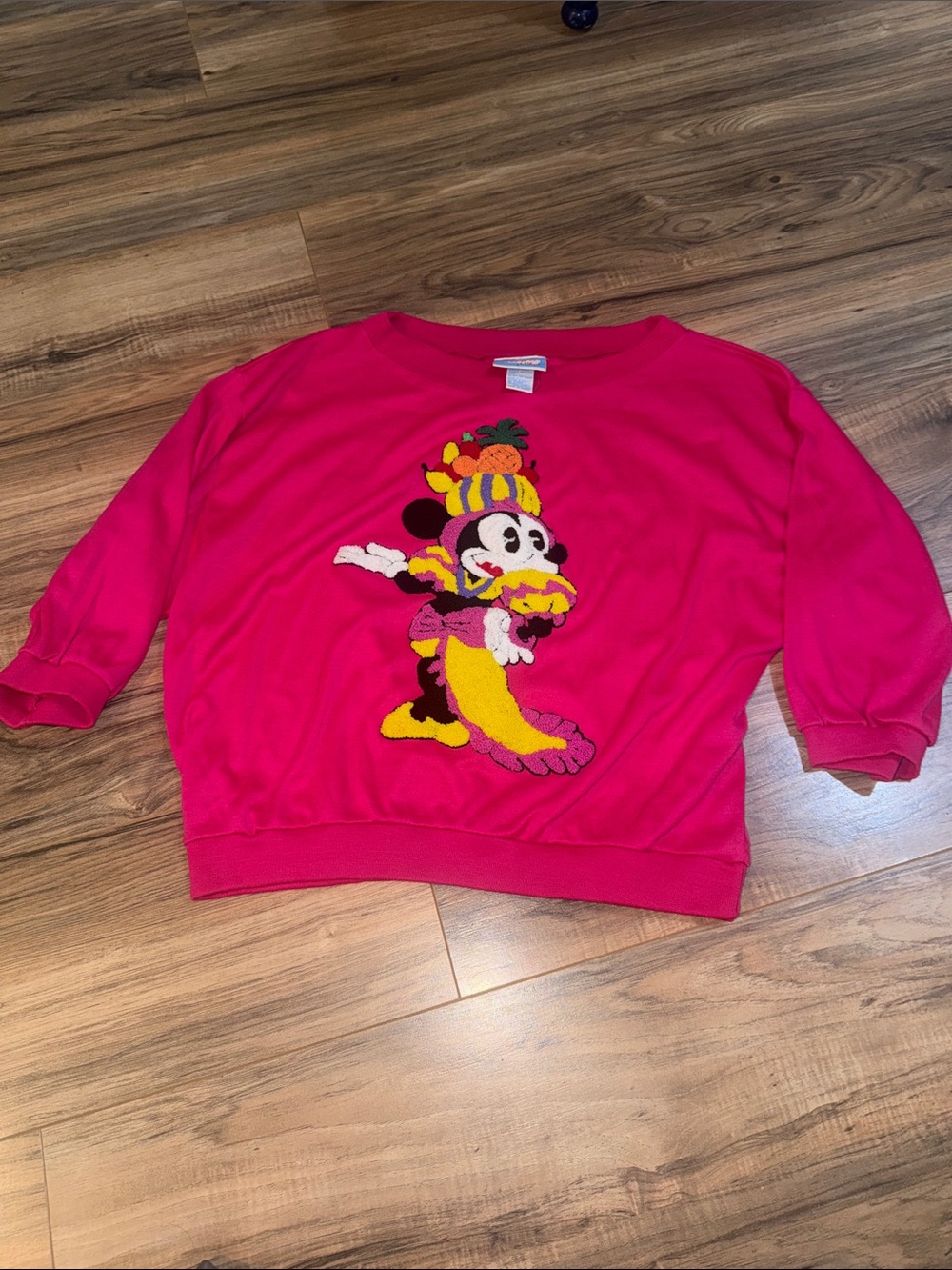 80s Minnie Mouse Sunday comic pink Size large